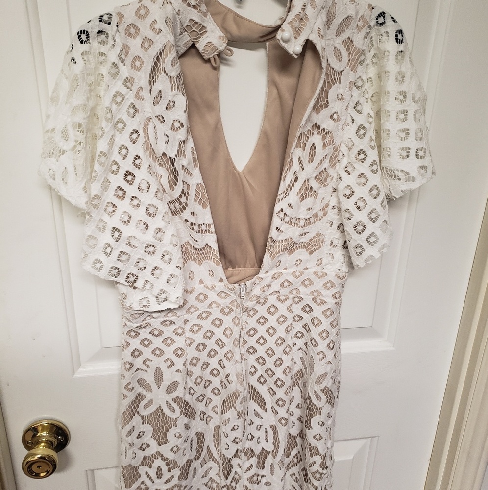 NWT white lace dress